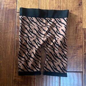 Animal Print Biker Shorts